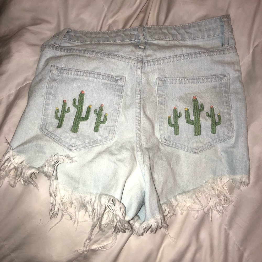Show me your mumu denim cactus shorts